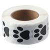 500 Pcs Dog Paw Dog Paw Sticker Colorful/Black Pet Dog Paw Sticker Hand Account Stickers  Children