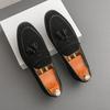 Fashion Suede Leather Man Casual Shoes Comfortable Male Business Shoes Fashion Loafers Handmade Slip On Flats Moccasins Driving Shoes