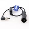 Eonvic XLR 4-Pin Male To Locking DC 2.1mm Regulated 12V Power Cable for Atomos Ninja V Monitor (12V Lock dc-4XLR)