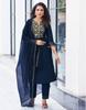 Indian Women Designer Kurta Pant Dupatta Set Bollywood Top Tunic Kurti Salwar Suit Dress