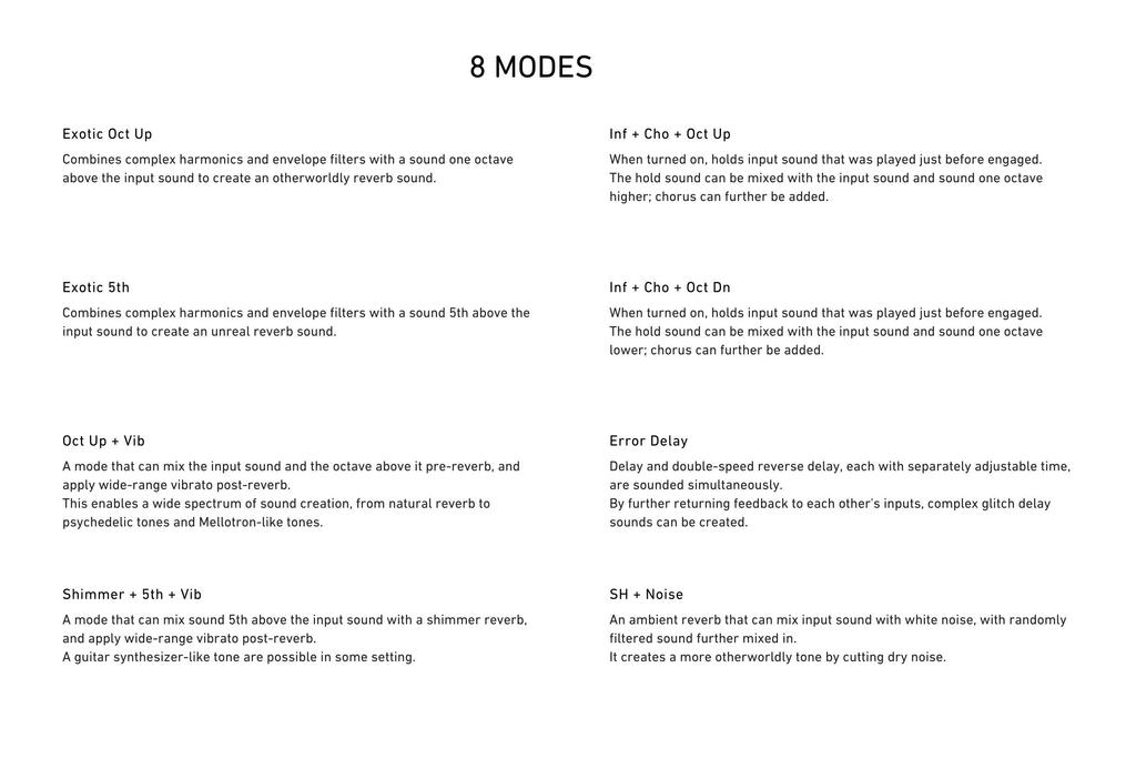 BANANANA CRAZY REVERB Reverb effects/ABRACADABRA