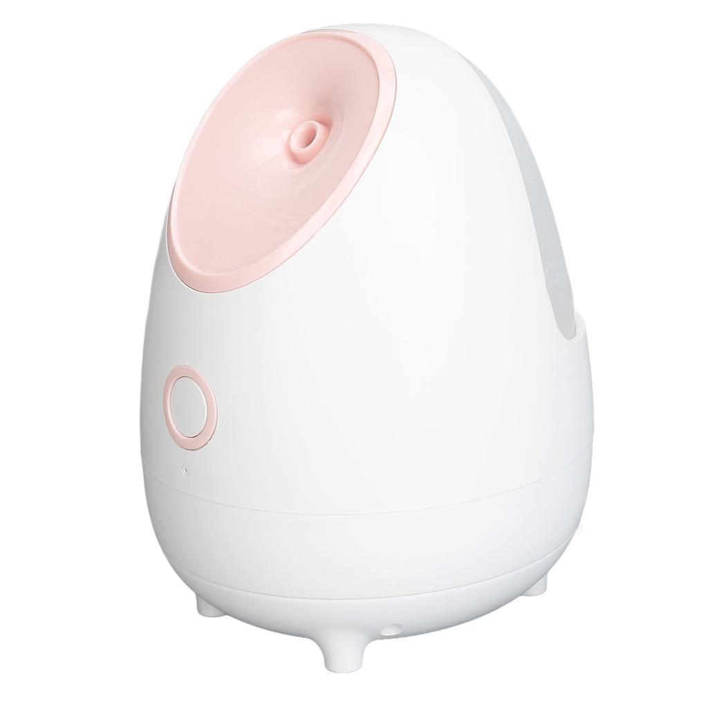 Hot Face Steaming Machine Moisturizing Skin Steaming Device with 180ml Water Tank White