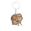Cartoon Capybara Capybara Keychain Resin Animal Capybaras Keyrings Key Rings   Bag Charm
