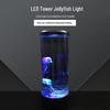 USB Colorful LED Jellyfish Lamp - Color-Changing Night Light for Home Atmosphere