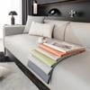 Simple Solid Color Sofa Mat Four Seasonal Universal Waterproof Furniture Cover Urine Proof Pet Non Stick Fur Protector Cushion