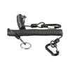 Safety Rope Key Cord Fishing Coiled Lanyard Wire Spring Rope Fishing Missed Rope Fishing Lanyard