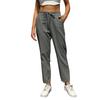 Women's Summer Casual Wide-leg Cotton And Linen High Waist Loose Trousers