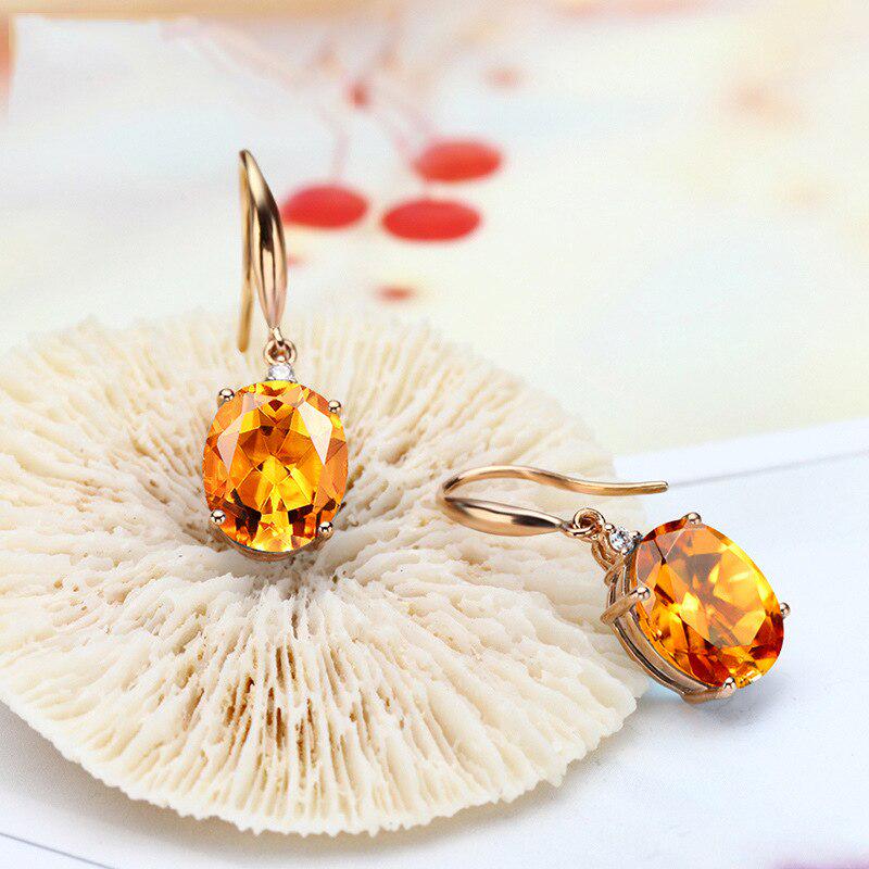 Lindon Fashion Copper Alloy Zircon Jewellery Drop Earrings For Women Wedding Party Gifts