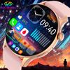 SACOSDING 2024 New Women 466*466 AMOLED 1.43" Screen NFC Heart Rate Blood Pressure Bluetooth Call IP68 Waterproof World Clocks Smart Watch
