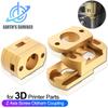 3D Printer Parts for Oldham Coupling T8 Z Axis Round Lead Screw Brass Coupling for Ender 3 Pro Flexible Hot Bed 16mm Thread Hole