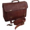 Vintage Handmade Leather Messenger Laptop Briefcase Computer Bag