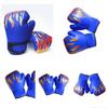 Kids Boxing Gloves Children Punch PU Leather Portable Exercise Mitts Boys Girls Train Glove Hand Protector Black