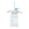 Sanrio Clear Case with Mascot Cinnamoroll Accessory Case Stuffed Toy Pouch 240869 (Nemunemu Time)