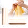 Set of 11 Bamboo Double Pointed Knitting Needles Set 11 Sizes (5.1in 13cm)
