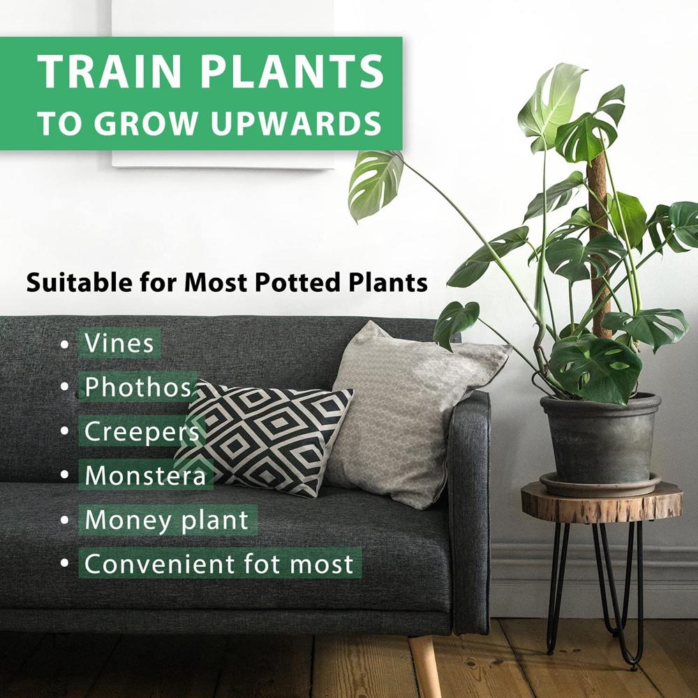 NEW 1PC Plant Climbing Coir Support Pole Potted Moss Stick Extendable Plant Support Monstera Creepers Vines Garden Supplies