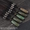 1PC Portable Natural Tibet Bead Good Luck Gift  Versatile Nine Eye Tibet Dzi Pendant Choker Nacklace