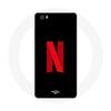 Case for Huawei P8 Lite Netflix Logo Red Black Background