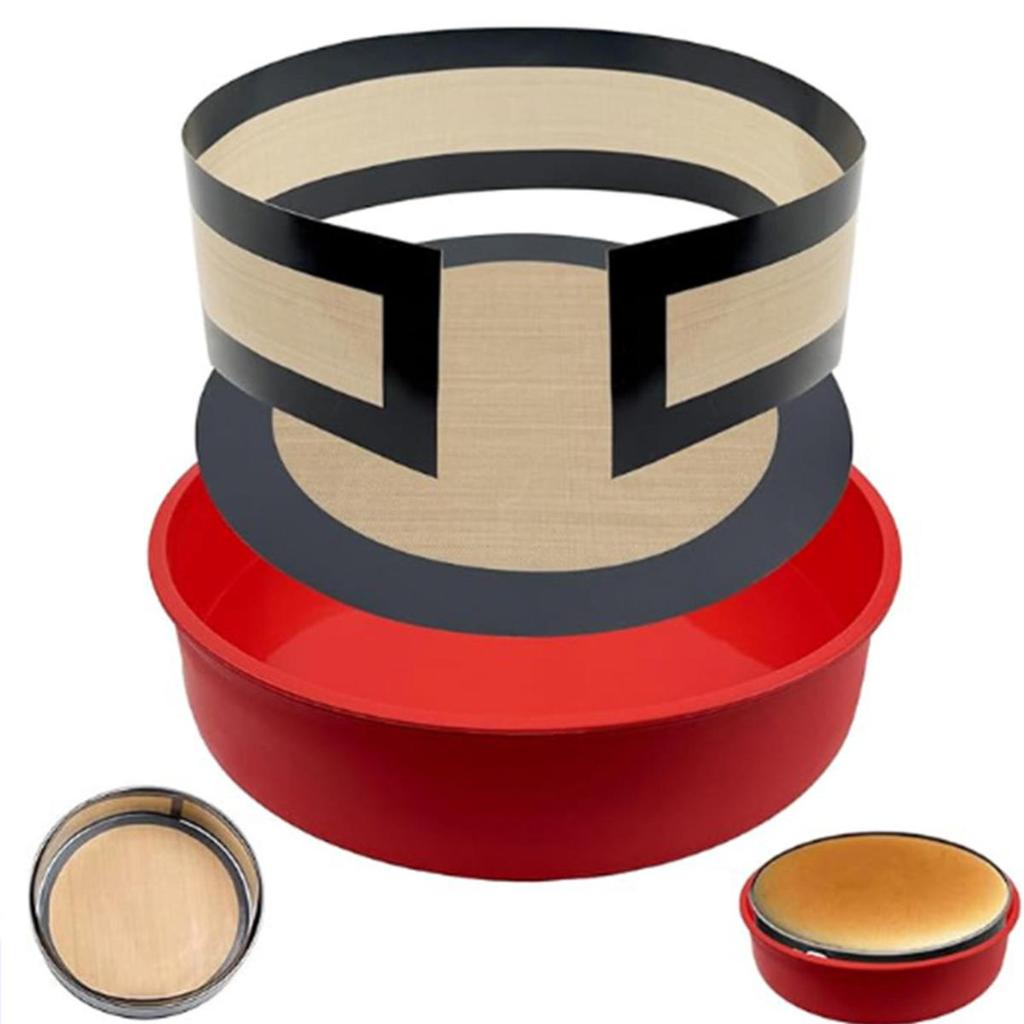 1Set Silicone Baking Liners Reusable Baking Dish Non-Stick Food Safe Silicone Mats Heat-Resistant Bread Grilling Platter for Baking Kitchen Tools