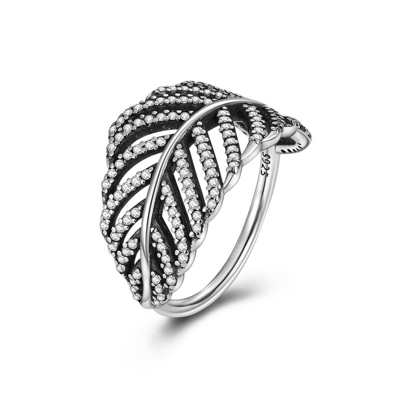 Hot Sale 925 Sterling Silver Stackable Infinite Heart Daisy Flower Ring For Women Original 925 Silver Rings Brand Jewelry Gift
