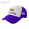 Mesh Cap Hat Comoros Letter Flag Emblem Trucker for Unisex WoUnisex Born All the People Retro Baseball Caps Cool