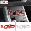 Car Air Condition Knob Audio Volume Control Button Circle Decoration Trim Ring Cover Fo Land Rover Range Rover Evoque