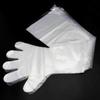50Pcs Plastic Disposable Vet Glove Clear Farm Glove Non-toxic Cattle Sheep Glove  Midwifery