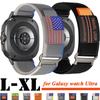 One Click Nylon Bands for Samsung Galaxy Watch Ultra Strap 47mm Accessories Women Men,No Gaps Adjustable Sport Bracelet for Galaxy Watch 7 Ultra Band