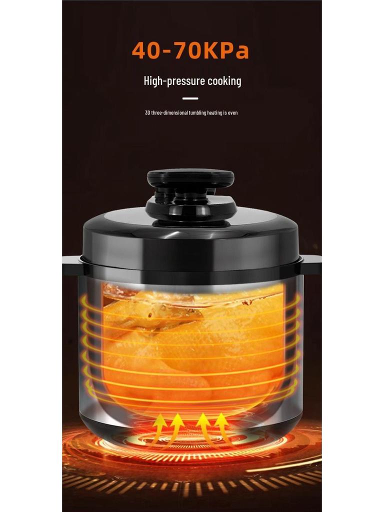 Multifunctional Electric Pressure Rice Cooker with Double Pot & Large Capacity [Manufacturer]