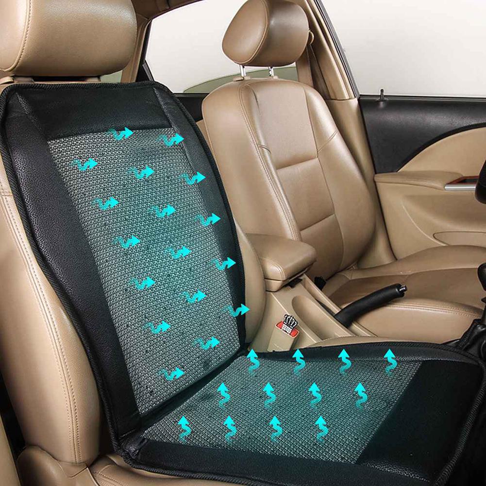 12V Cooling Car Seat Cushion Summer Breathable Fan Cushion Cooling Cushion