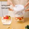 Airtight Plastic Pickle Jar - Food-Grade Kimchi & Vegetable Container