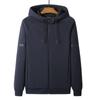 New Spring Autumn Cotton Men's Jacket Zipper Cardigan Sports Hooded Top Fashion Knitted Jacket L-8XL