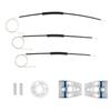 Front Right Window Repair Kit for Volkswagen Polo New Model