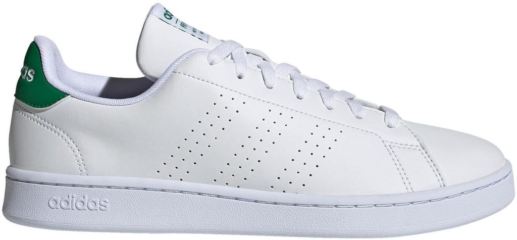 Кроссовки Adidas Advantage облачно-белый/облачно-белый/зеленый