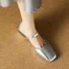 Fashion Women's Shoes 2024 Fashion Slingbacks Women's Slippers Autumn Closed Toe Solid Solft Sole Casual Comfortable Office Ladies Shoes