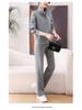 Women's Spring/Autumn 2025 Fashionable Age-Reducing High-End Casual Sweater Two-Piece Suit with Stand-Up Collar