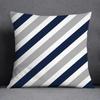 Blue Striped Plaid Pillowcase Office Living Room Home Pillowcase Car Ornaments