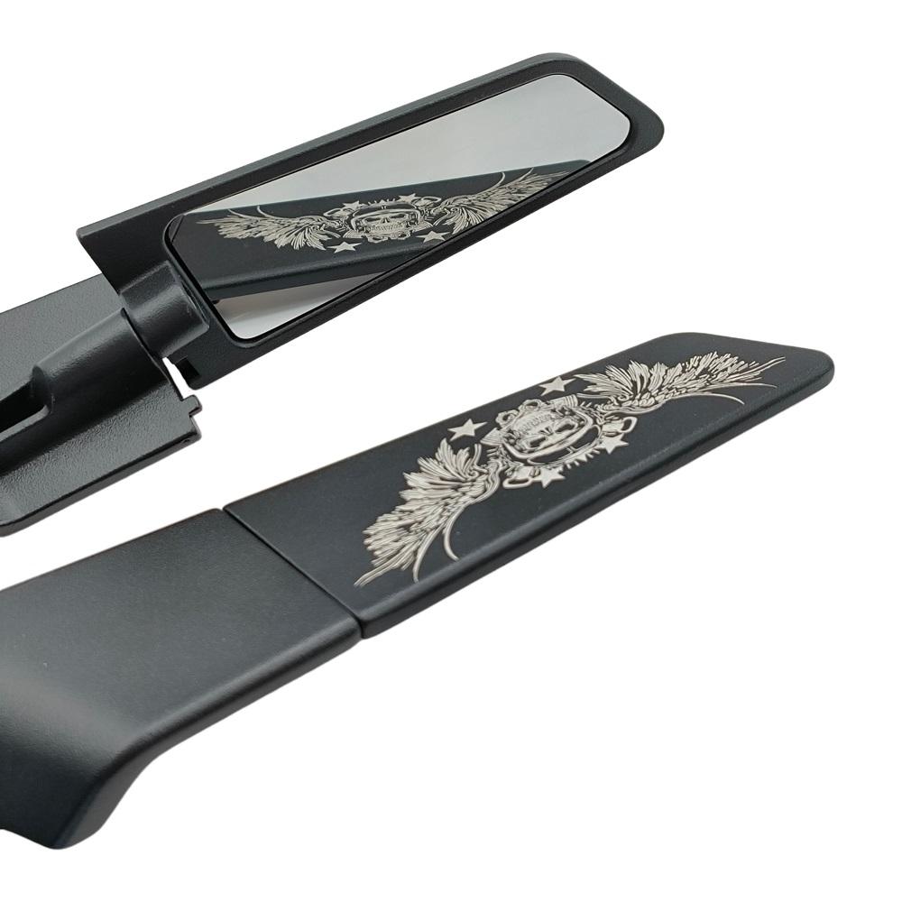 2 Pcs Universal Motorcycle Mirror Wind Wing Side Rearview Reversing Mirror For YAMAHA MT07 MT09/SP MT10/SP