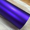 Premium Matte Metallic Chrome Vinyl Car Wrap Film With Air Bubble Purple Satin Metallic Sticker Foil For Car Wrapping Covering