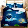 Astronaut Duvet Cover Set, Space Bedding Set for Kids Boys, Sky Galaxy Themed Comforter Cover, Queen/King/Twin Size Quilt Cover