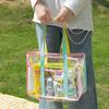 Fitness Bag Outdoor Sports Bag PVC Transparent Bag Single Shoulder Bag Storage Bag Women Handbags