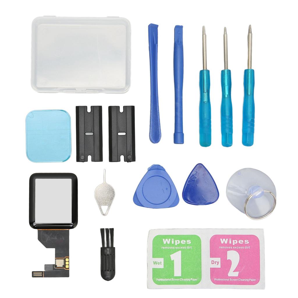 Watch Front Glass Lens Digitizer Smart Watch Screen Repair Kit for IWatch Series 1 38mm1.5in