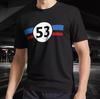 NEW SHIRT HERBIE 53 RACING CAR 1963S CIRCLE RACING LOGO T-Shirt Tops Tee FUNNY SIZE S-4XL