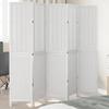 VidaXL Room Divider 5 Panels, Room Separator, Privacy Screen, Living Room Bedroom Screen, White Wood 358726