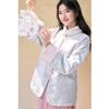 Qiu Shui Yi Ren New Chinese Style Warm Jacquard Coat