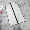 5PCs Dustproof Clothing Covers PEVA Transparent Coat Protector Wardrobe Anti-low Temperature Foldable Suit Hanging Garment Bag