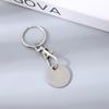 Shopping Trolley Remover Keyring Metal Portable Keychain Cart Token Keyring Universal Supermarket Shopping Trolley Coin Keychain