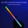 RGB Lamp Music Rhythm Pickup Light Multiple Modes 5 Speeds Battery Operated Desktop Sound Control Lamp Ambient Light