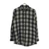 Made In Italy Check Long Sleeve Button Down Shirt 42 Men's Used