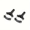 Aluminium Zinc Zinc Alloy Headlight Clamps Adjustable Bumper Headlight Bracket  For Motorcycle Bumper