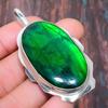 Green Labradorite Gemstone Handmade 925 Sterling Silver Jewelry Pendant For Christmas